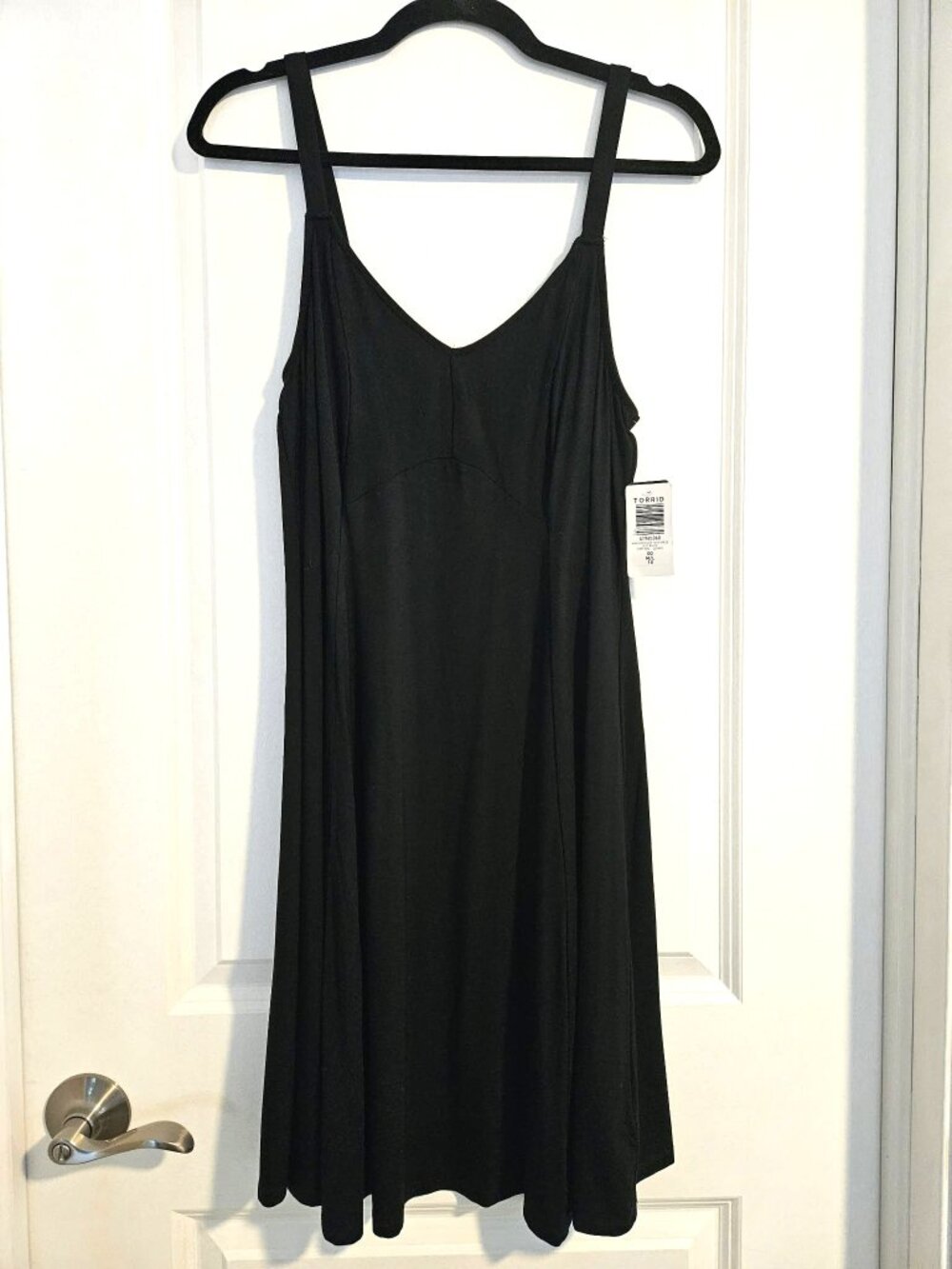 Torrid Super Soft Black Knit Swing Dress Size 00 Medium NWT